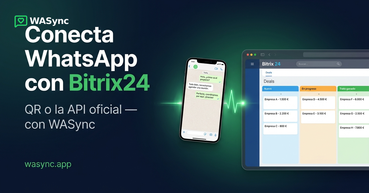 Cómo conectar WhatsApp con Bitrix24